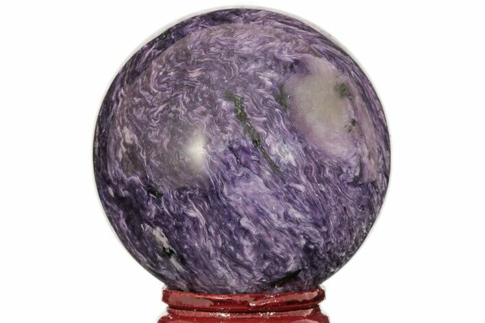 Polished Purple Charoite Sphere - Siberia #203842
